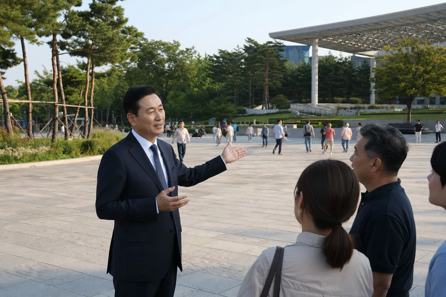 김장겸 의원, 올림픽공원에 '주권수호 광장' 제안