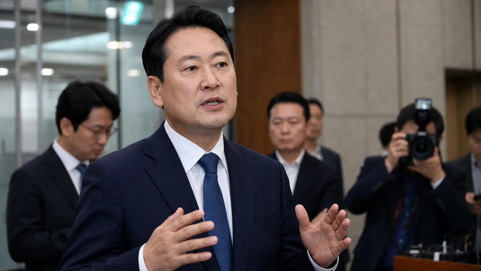 장동혁, 당 개편론에 반박…"원내대표 선거에도 당원 의사 50% 반영해야"