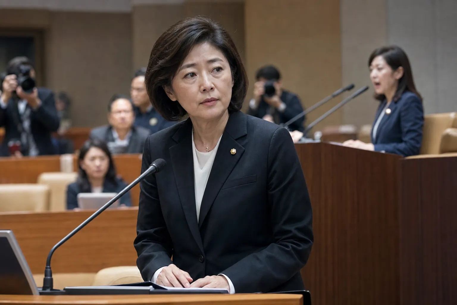서미화 연설 중 발언한 최민희, 예의 약속