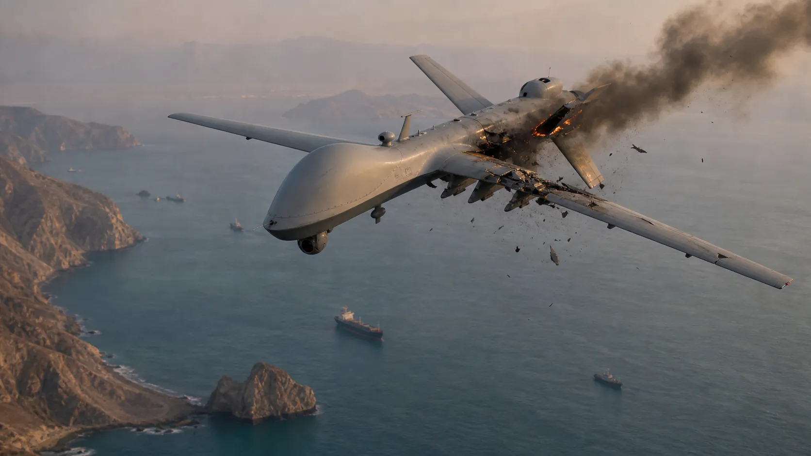 호르무즈 상공서 MQ-9 격추…이란 개입