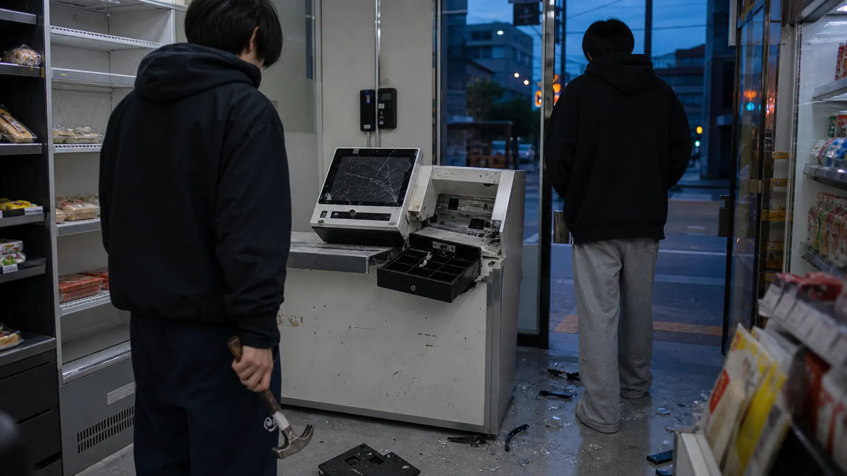 광양 무인매장 연쇄 절도 혐의 10대 2명 적발