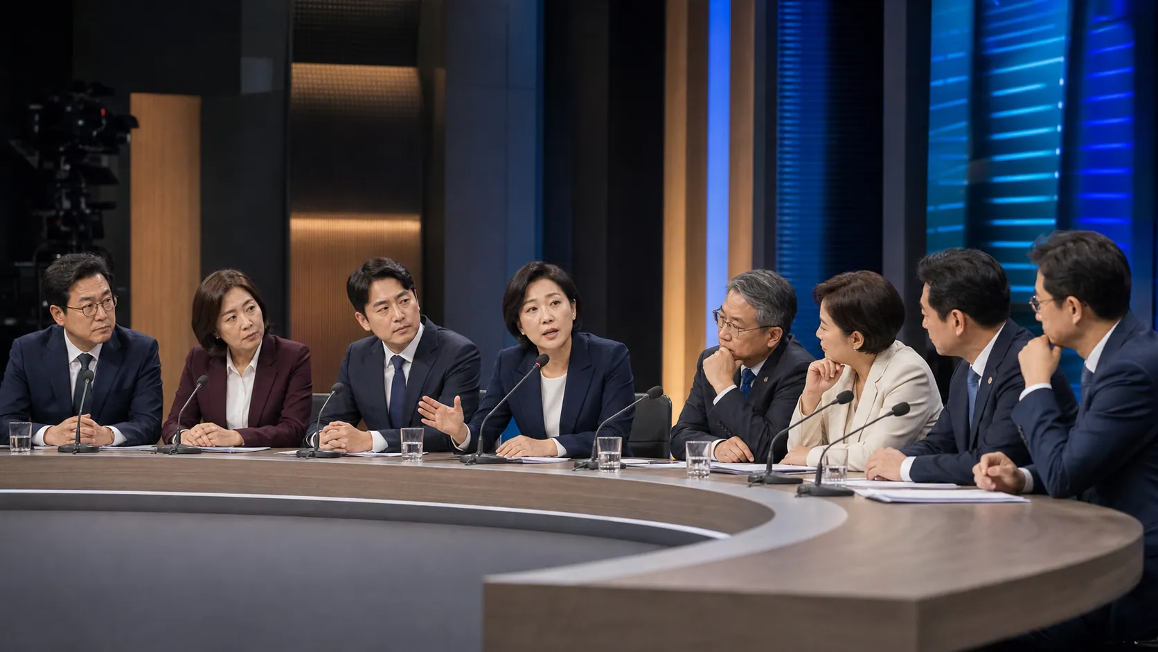 민주당 최고위원 후보 8명, 전당대회 앞두고 정책 토론
