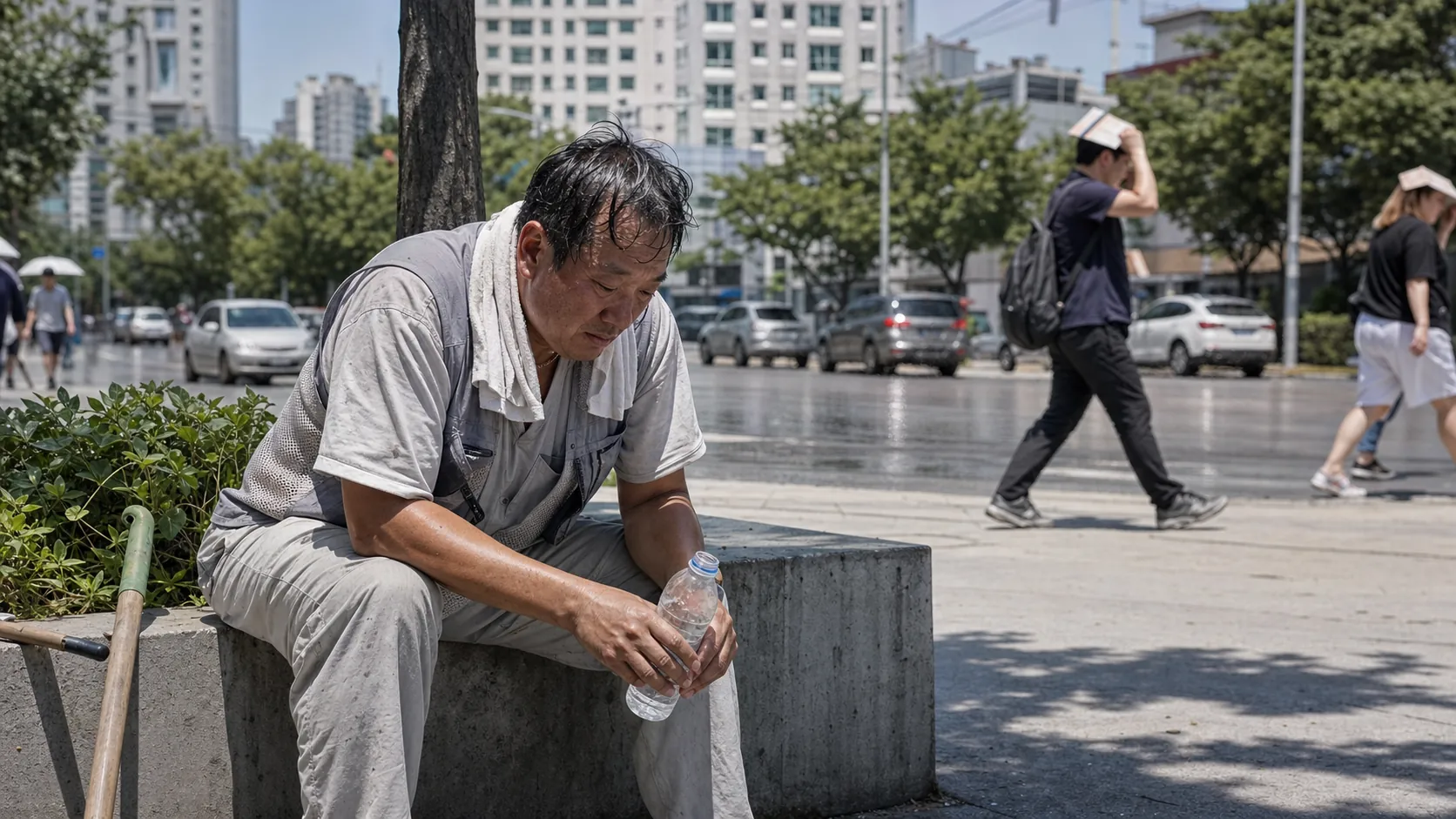 서울 36.7도, 수도권 최고단계 폭염특보