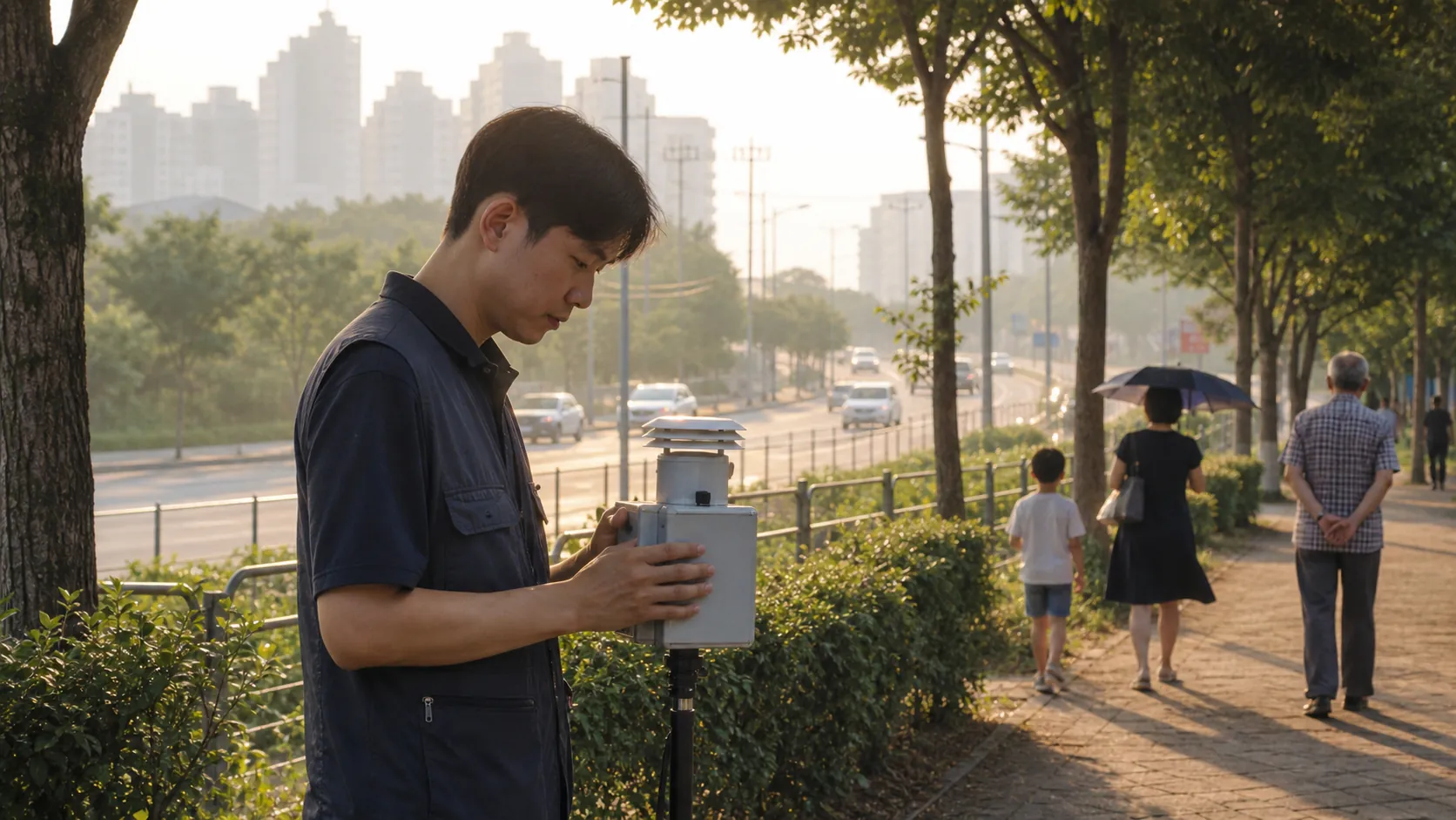 천안 오존 농도 0.1228ppm…주의보 발효