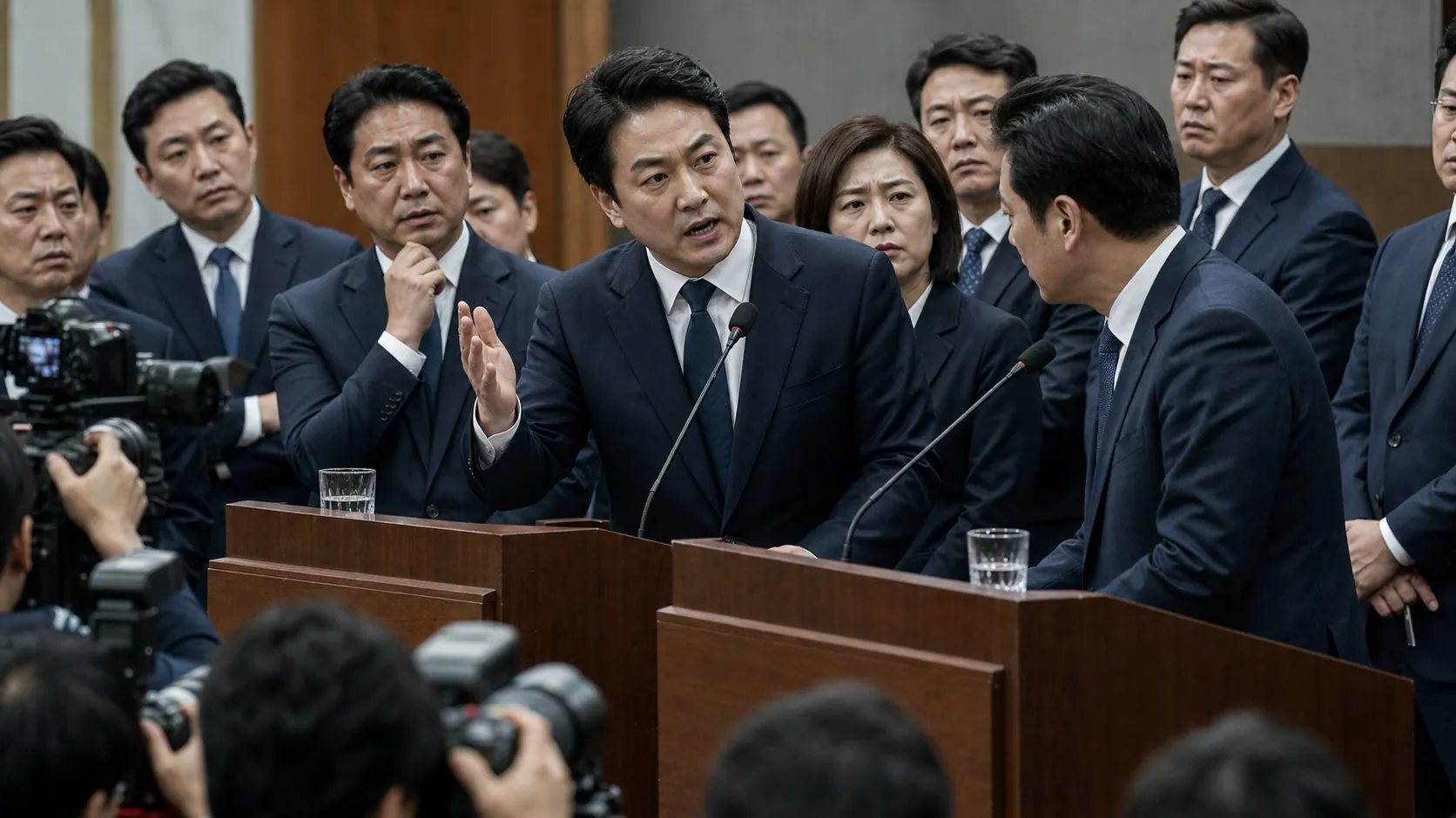 민주 최고위원 토론, 계파 공방 격화