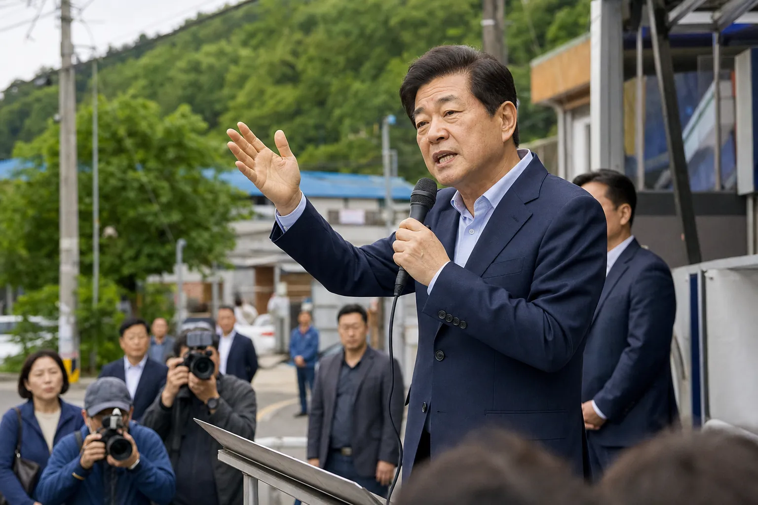 송영길, 호남서 결선 전략 내세우며 지지 호소