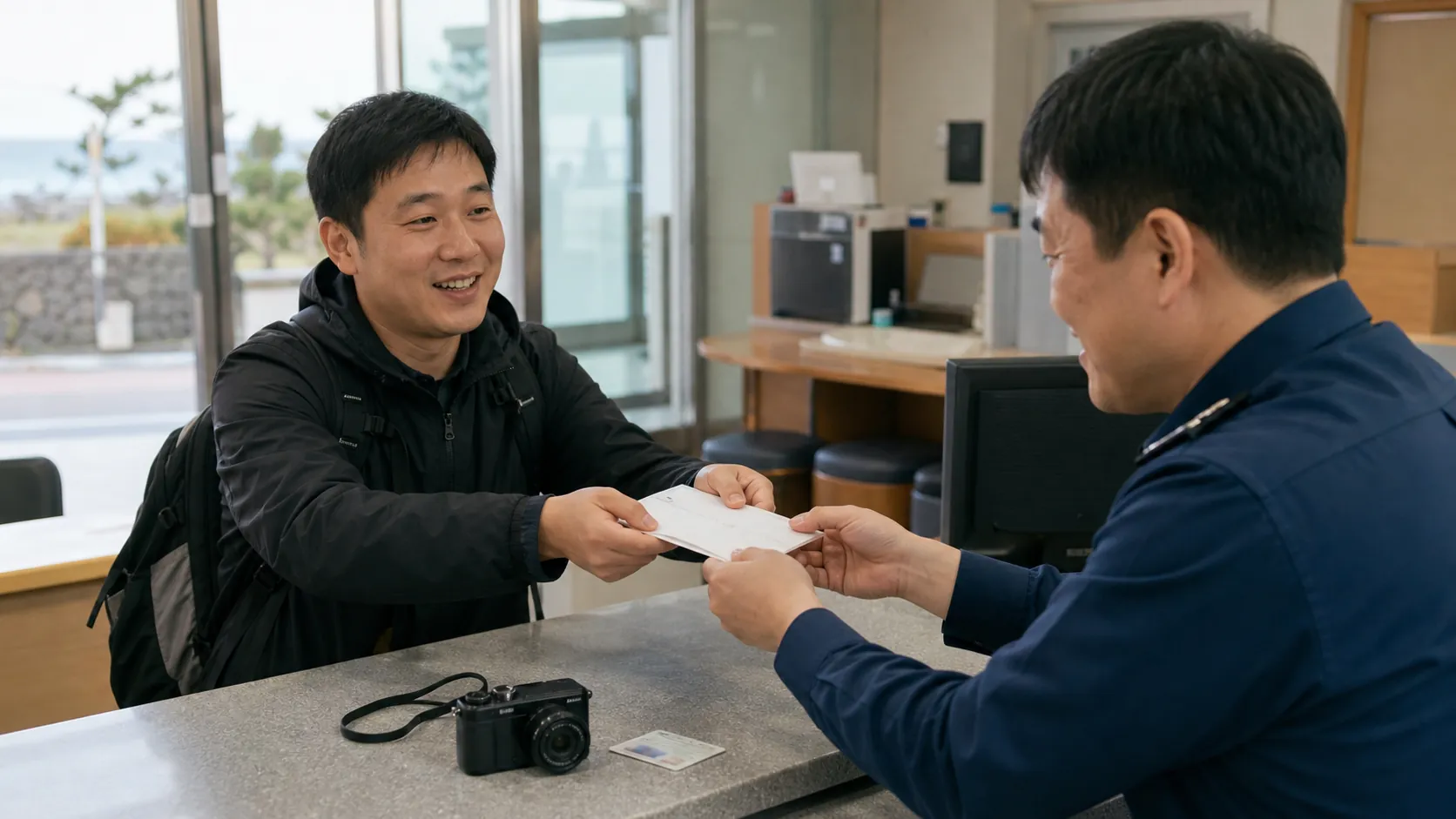 제주 경찰 도움에 한글로 답한 중국인 관광객