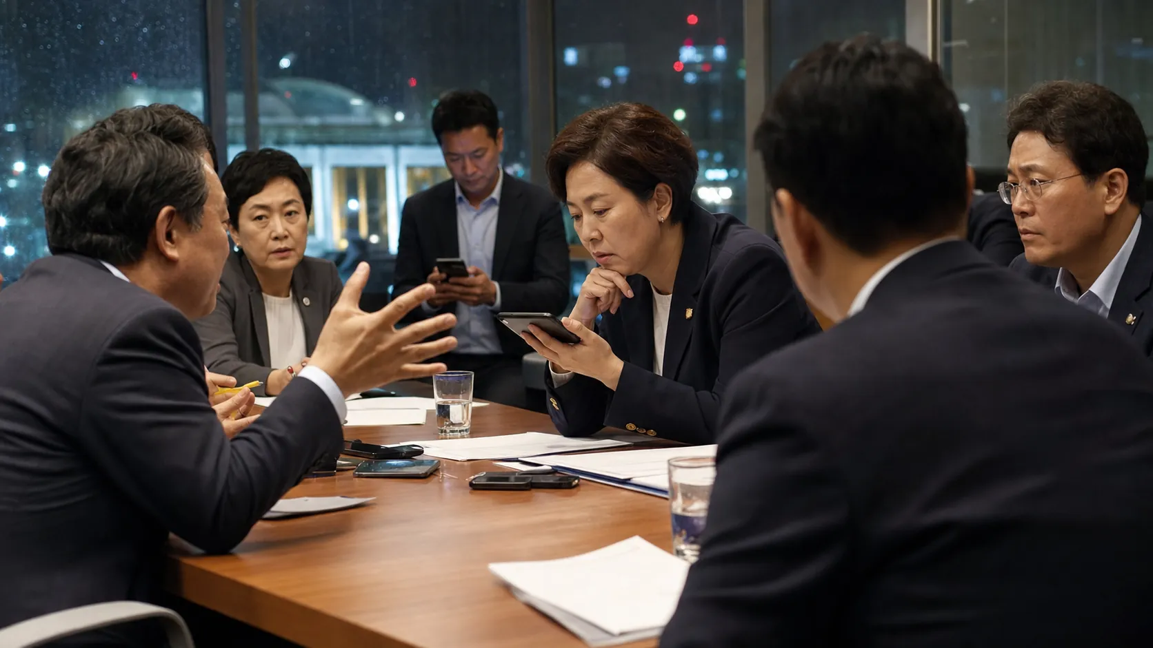 충청 순회경선 당일 친청계 채팅방서 지선 공방