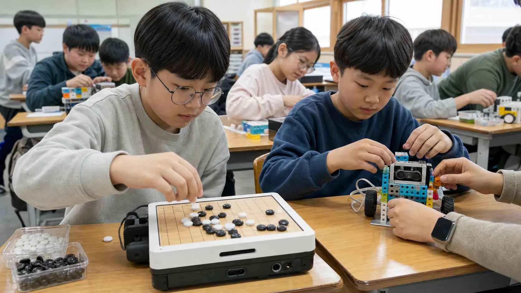 11개교 5700명, 교실서 AI·로봇 체험