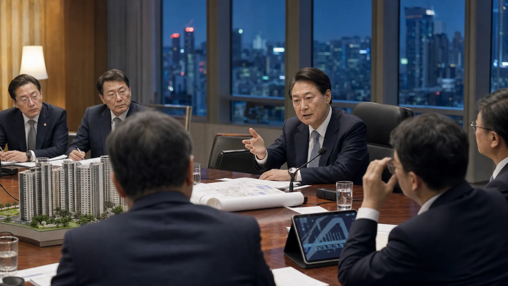 귀국 당일 시장 현안 집중 점검…주택 공급 속도전 주문