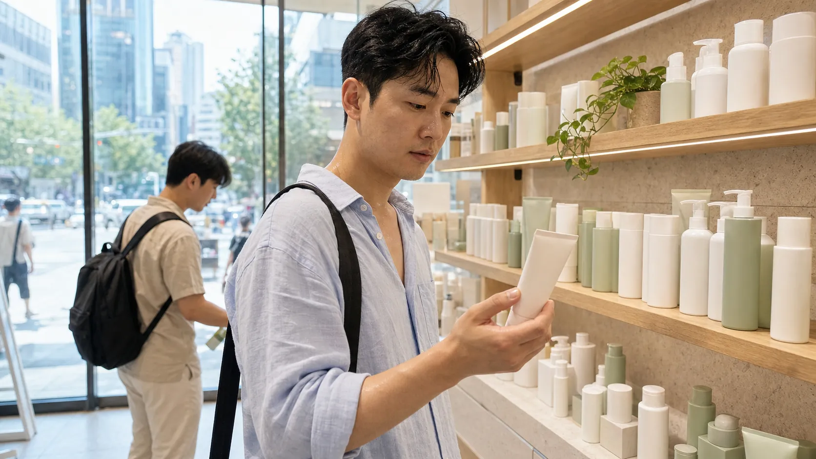 무더위에 남성 선크림·클렌징 수요 확대