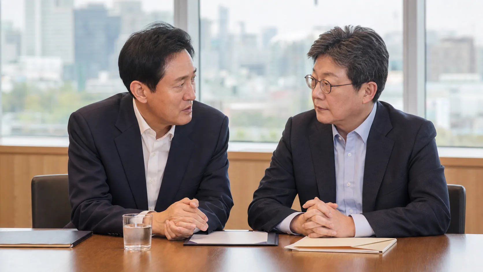 오세훈·유승민, 당내 통합·노선 쇄신에 뜻 모아