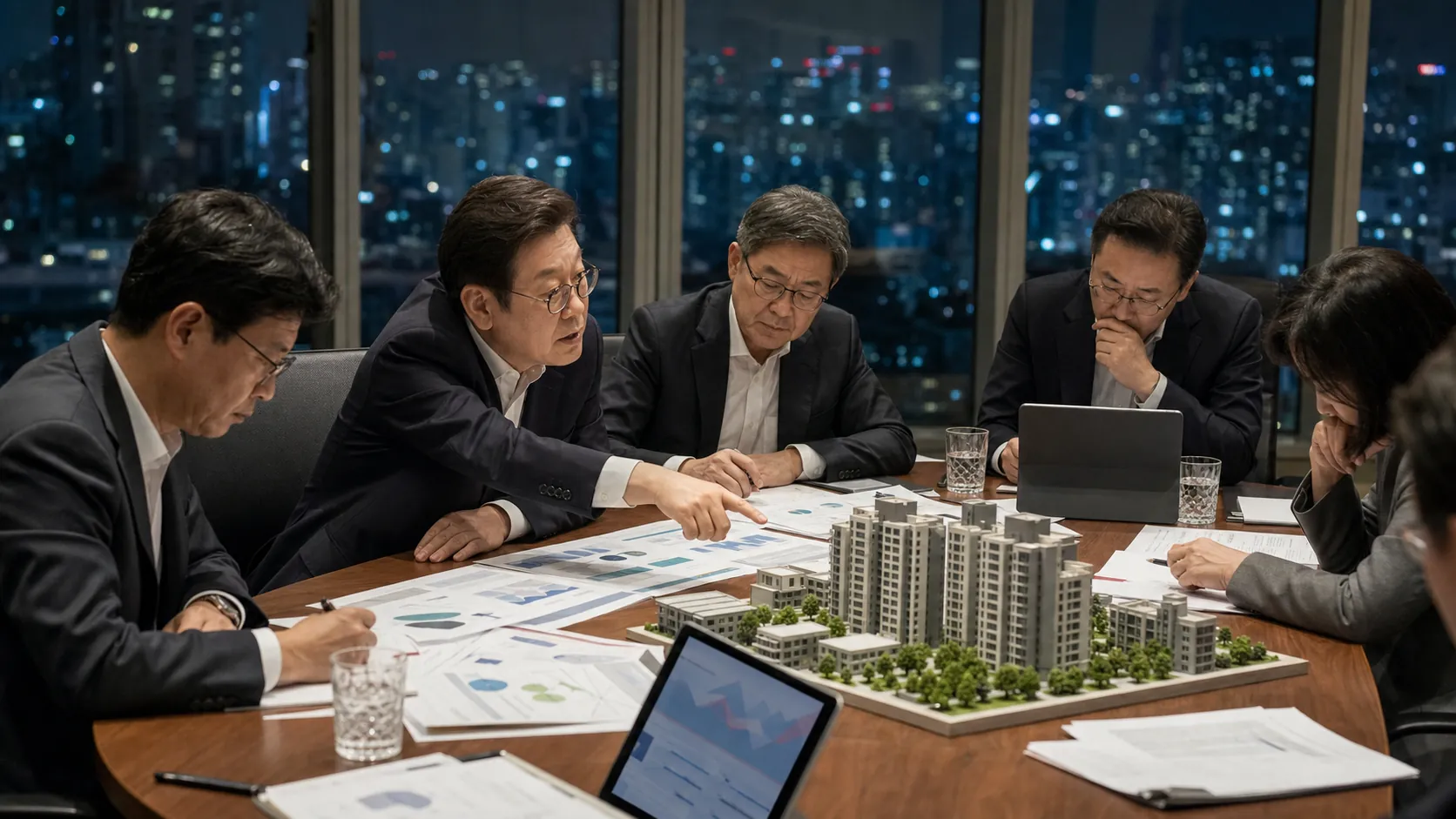 귀국 당일 7시간 시장 점검…주택 공급 대책 재검토