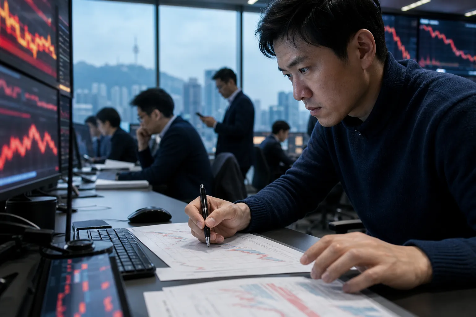 반도체 대형주 동반 하락에 코스피 6273선 후퇴