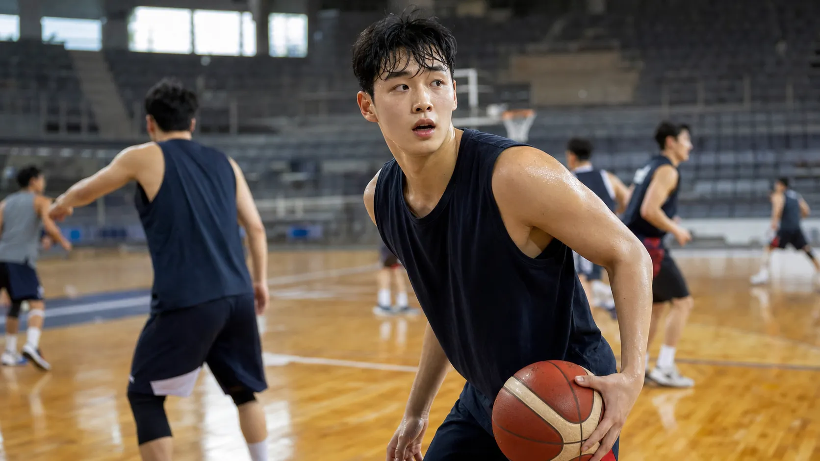 대표팀 막내 다니엘, 2라운드 향한 에너지 충전