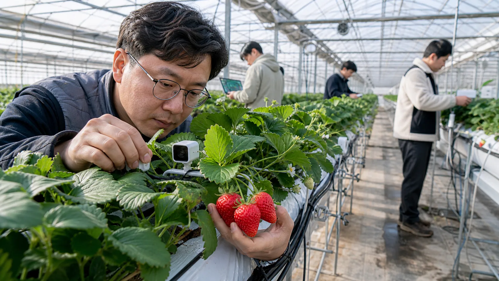 스마트농업 AI 4개팀, 설향 재배로 기술 겨룬다