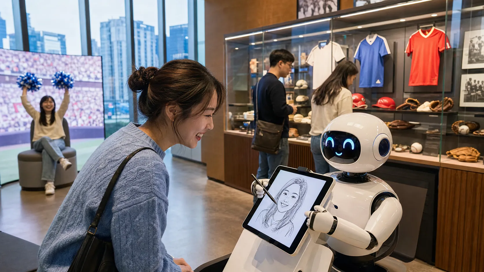 광화문에 모인 KT 스포츠, AI 체험으로 만난다