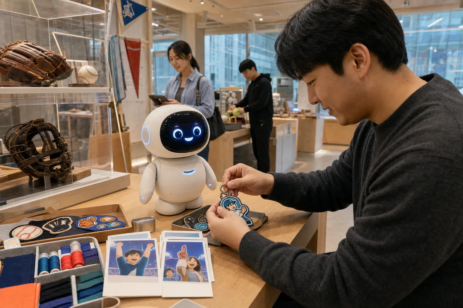광화문서 만나는 KT 스포츠와 AI 응원 체험