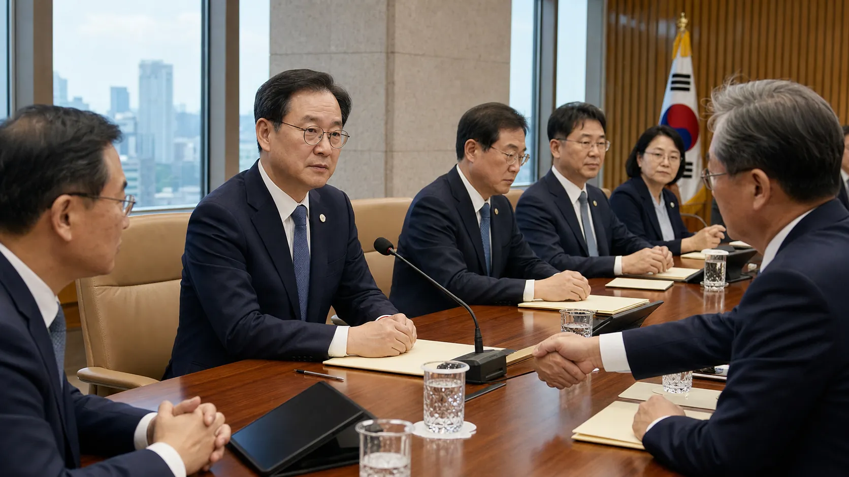 배경훈 부총리 국무회의 참석…디지털포용 협약
