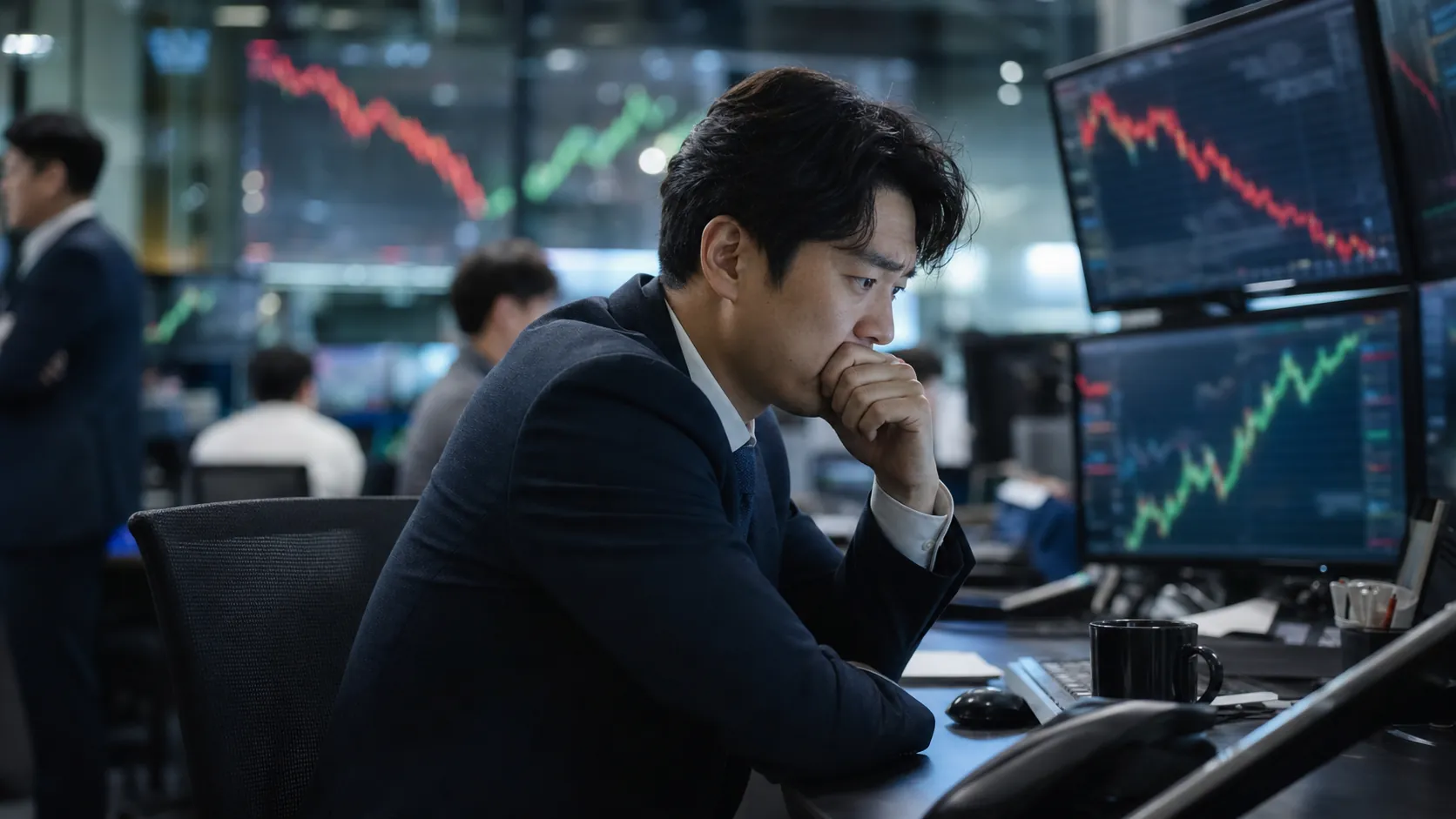 코스피 5.33% 급락…코스닥은 반등