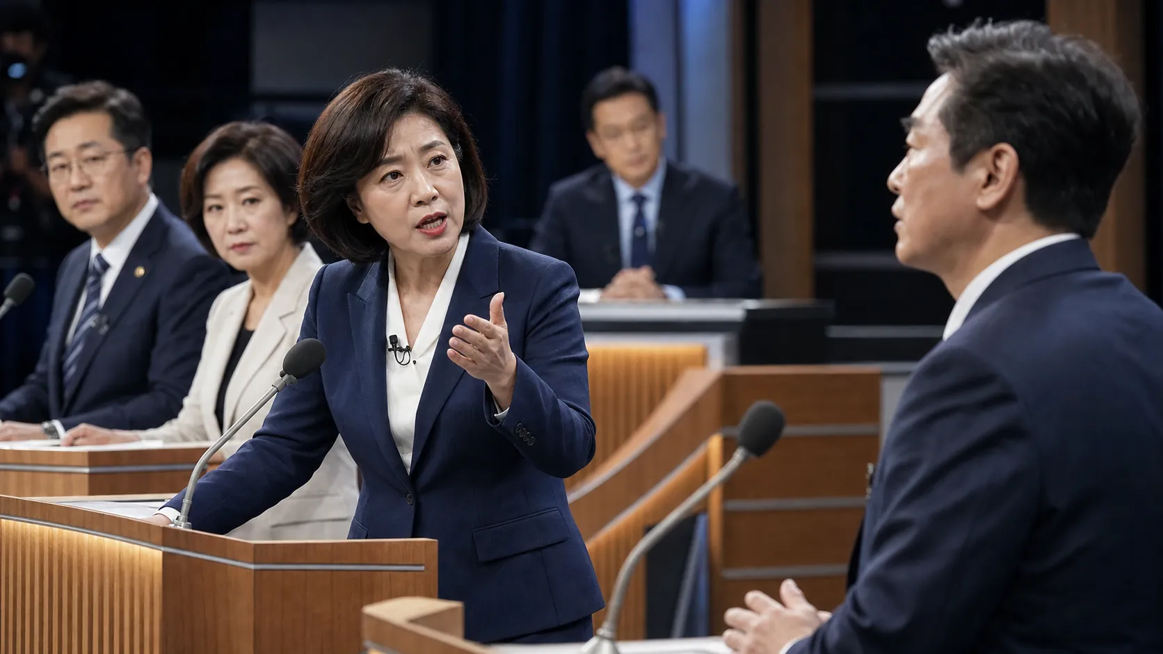 민주 최고위원 TV토론, 계파 갈등 격화