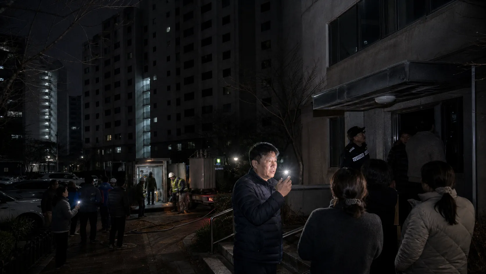 서울 아파트 1521세대 한밤 정전