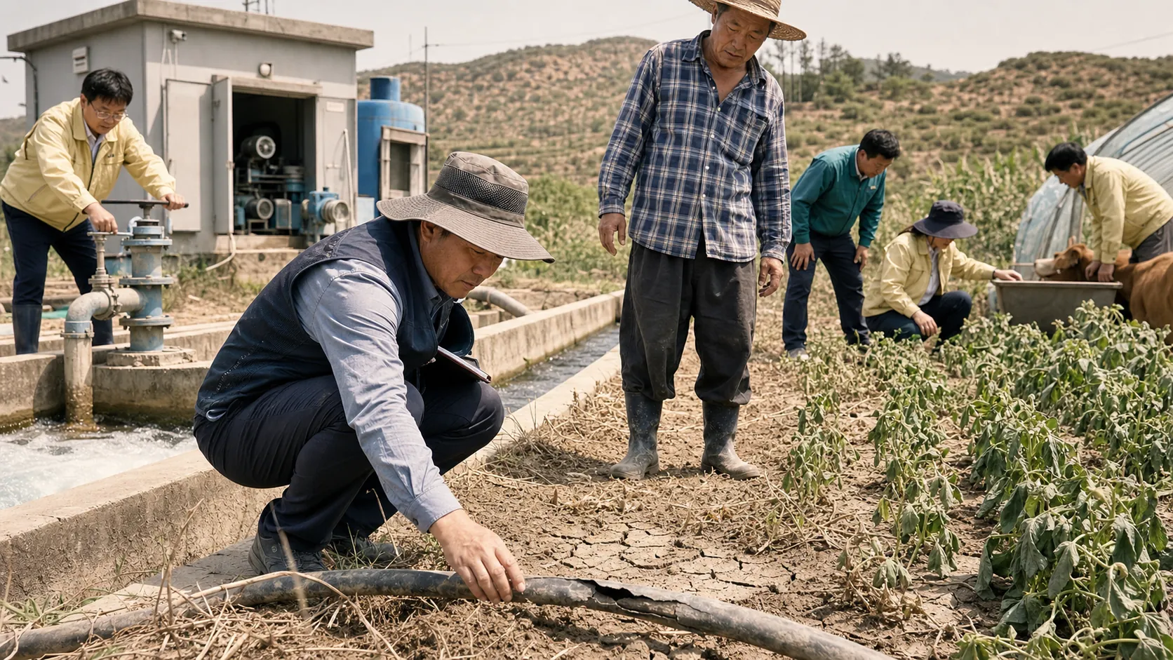 폭염·가뭄 대응 현장에 합동점검반 400명 투입