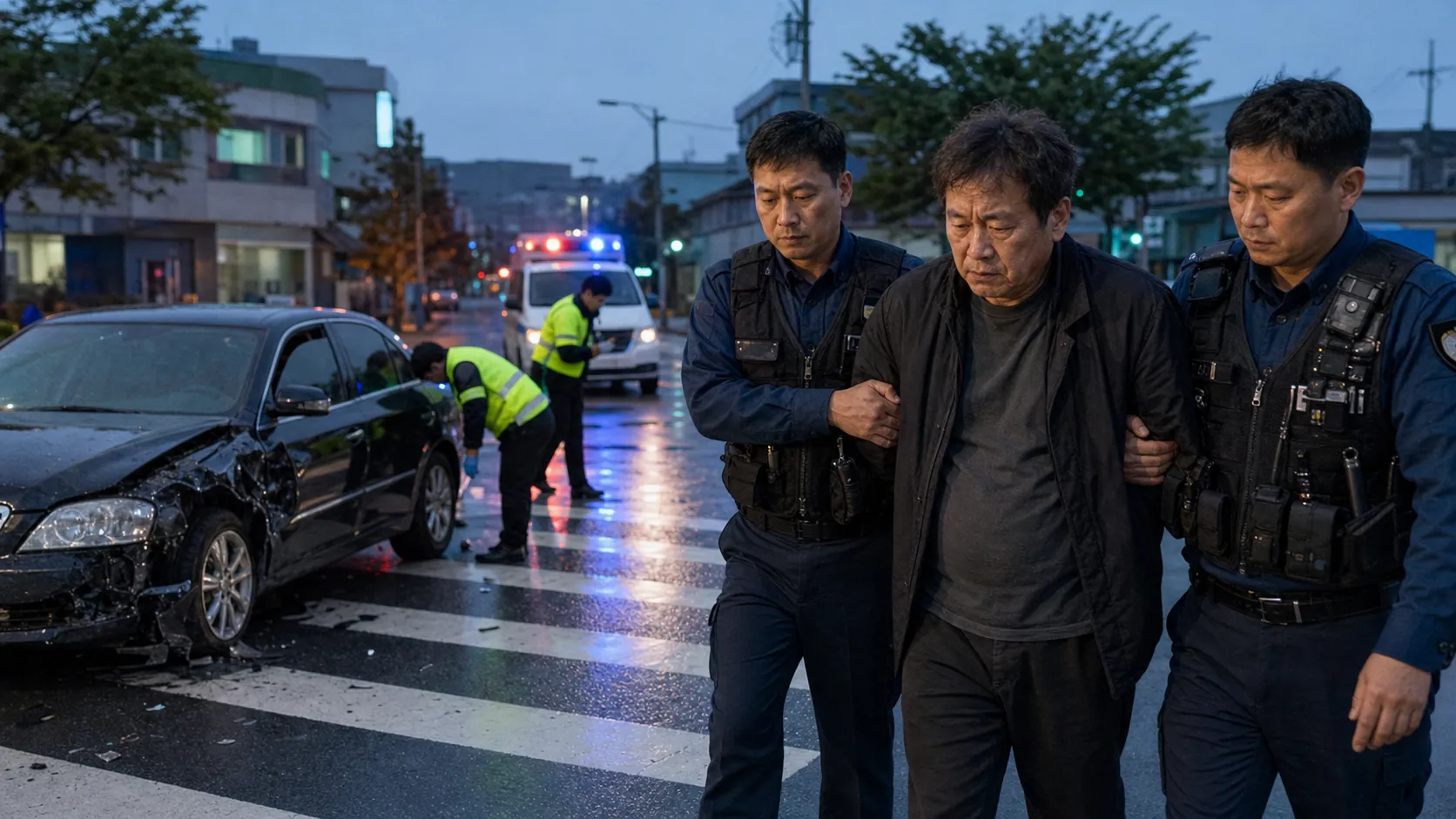 증평서 보행자 숨지게 한 50대 운전자 체포