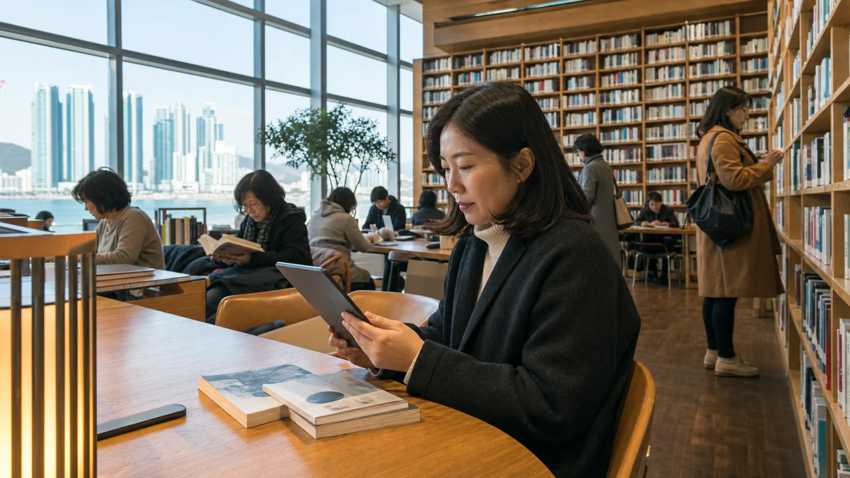 부산 도서관 회원 12.7% 늘고 전자매체 이용 급증