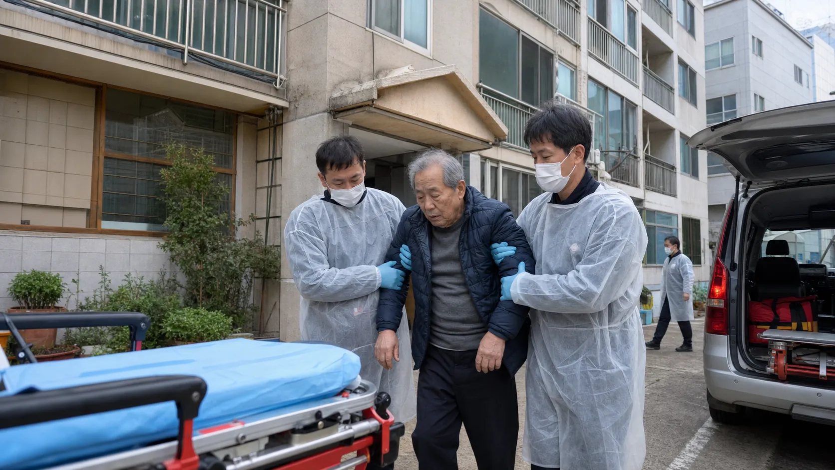 부산 사상구 주거지 가스 사고…60대 치료