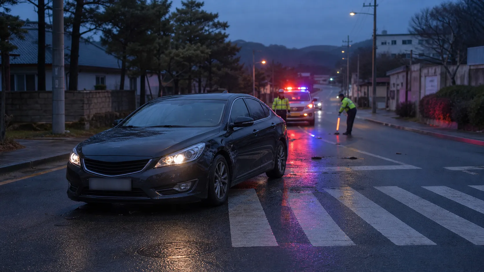 증평 보행자 숨지게 한 50대, 사고 후 자수