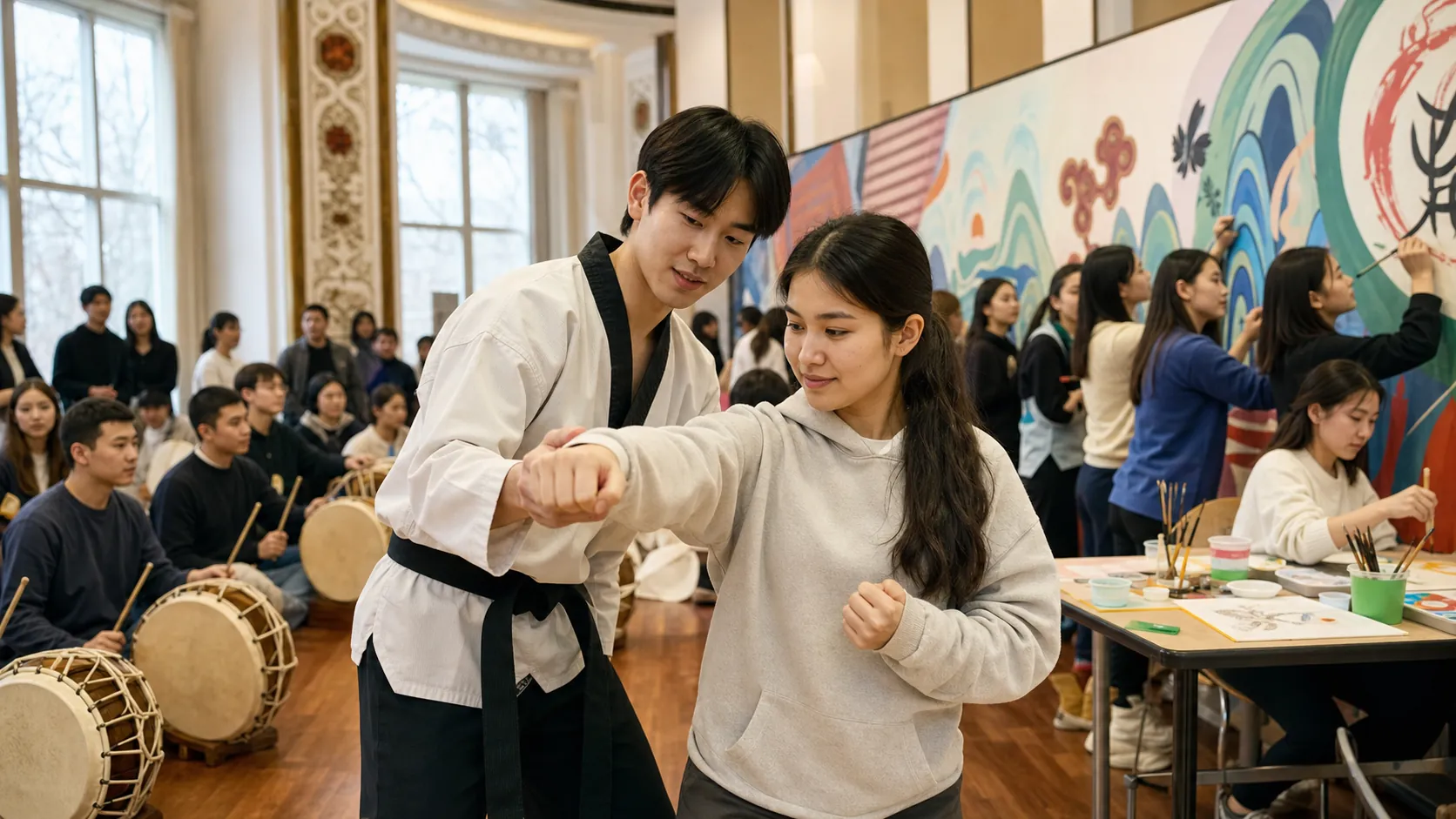 알마티 청년 100여 명, 한국어·K문화로 교류