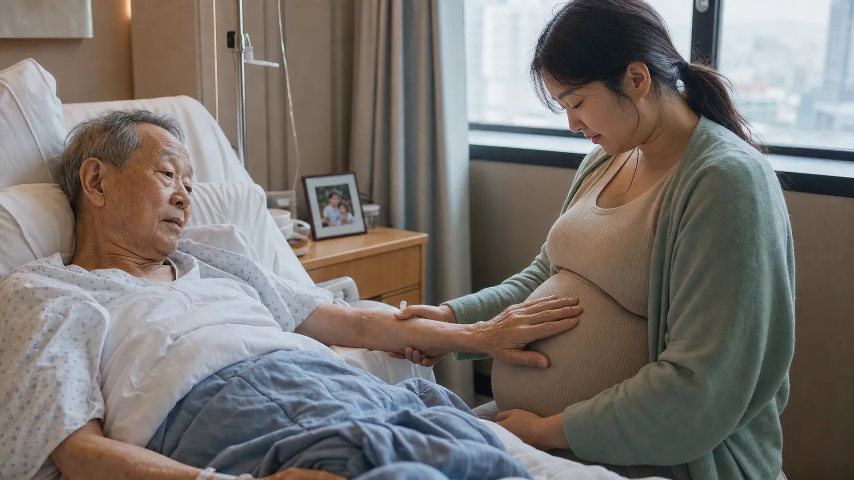 유혜주, 둘째 출산 전 부친과 나눈 마지막 인사
