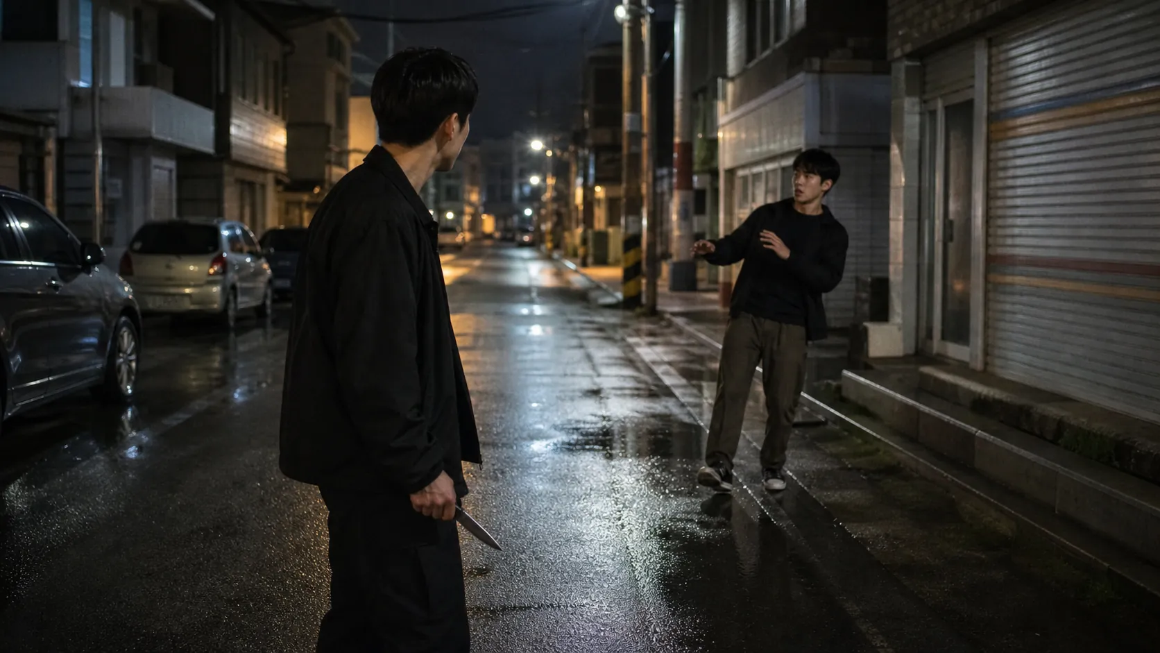 흉기 든 채 여자친구 지인 폭행…20대 입건