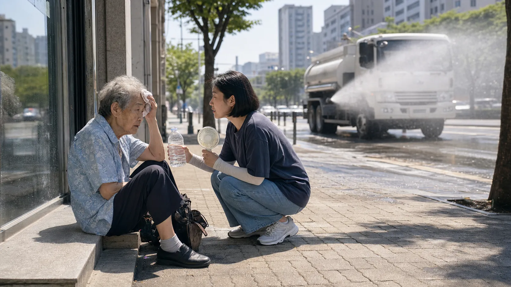 서울 첫 폭염중대경보…야외작업 중단·취약층 지원