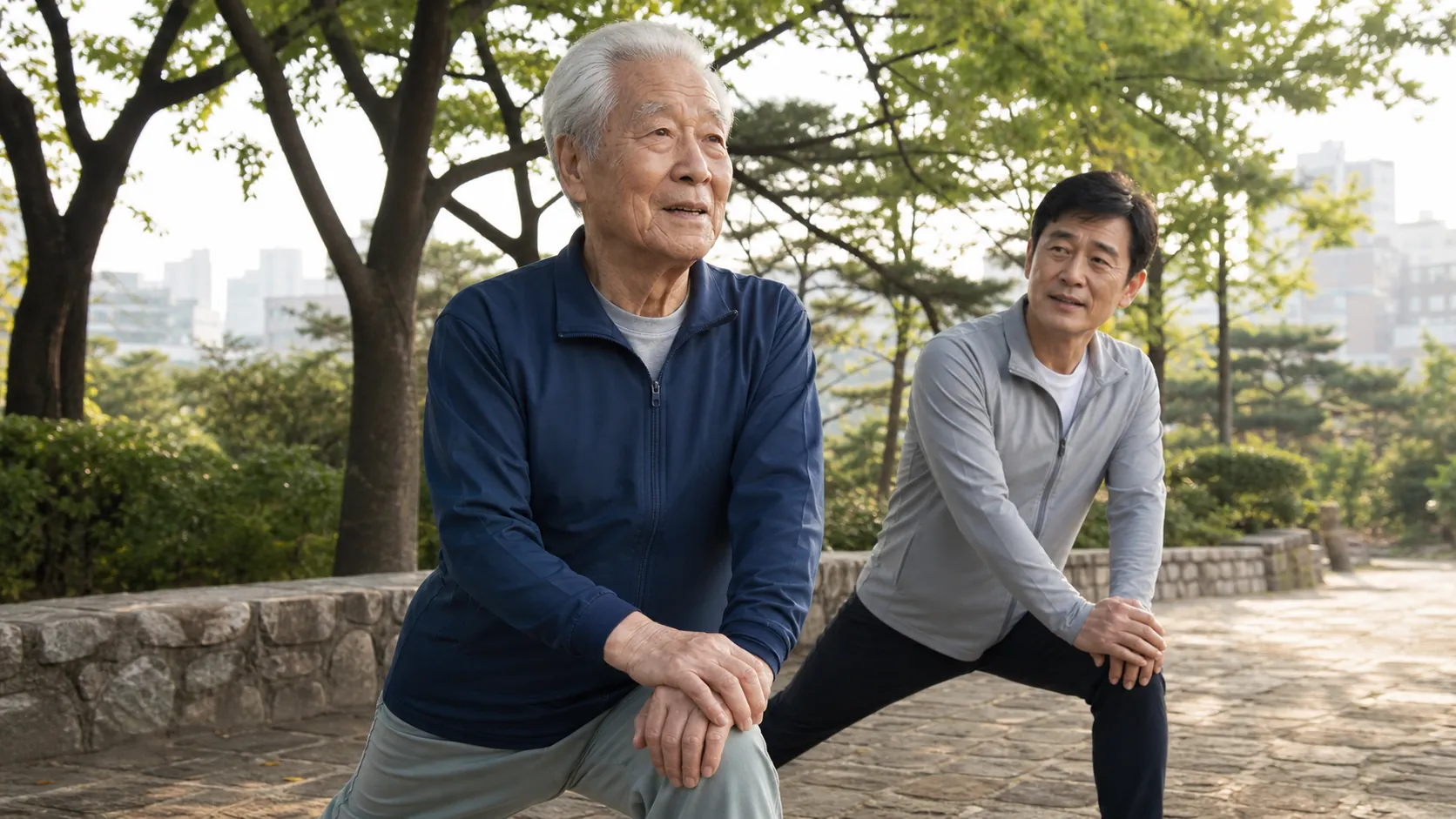 신영균의 꾸준한 운동, 신현준의 건강 다짐으로