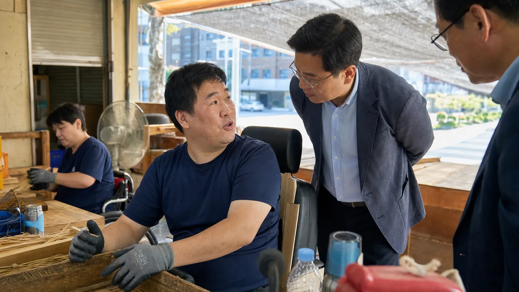 복지부, 폭염 속 장애인 일자리 현장 살핀다
