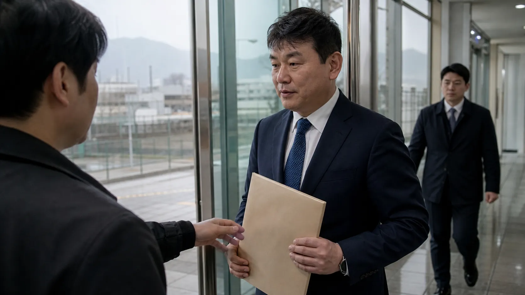 정동영 ‘북한 핵시설 언급’ 고발, 경찰로 이송