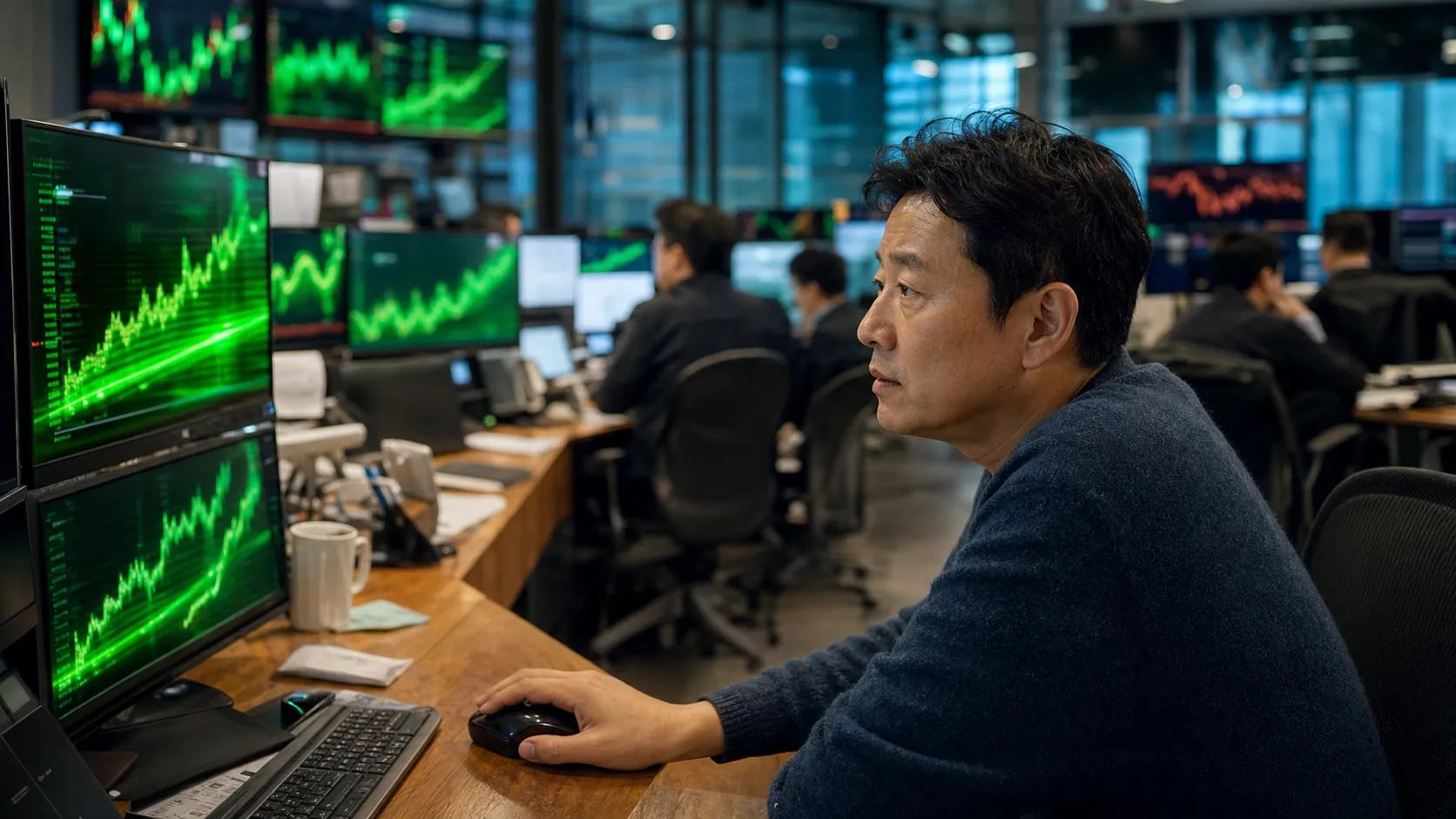 개인 매수에 코스피 반전…코스닥 5.88% 급등