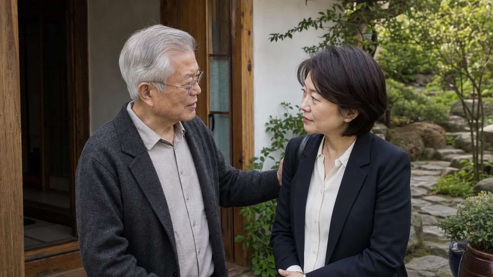 고민정, 문재인 예방 뒤 당무 복귀 의지