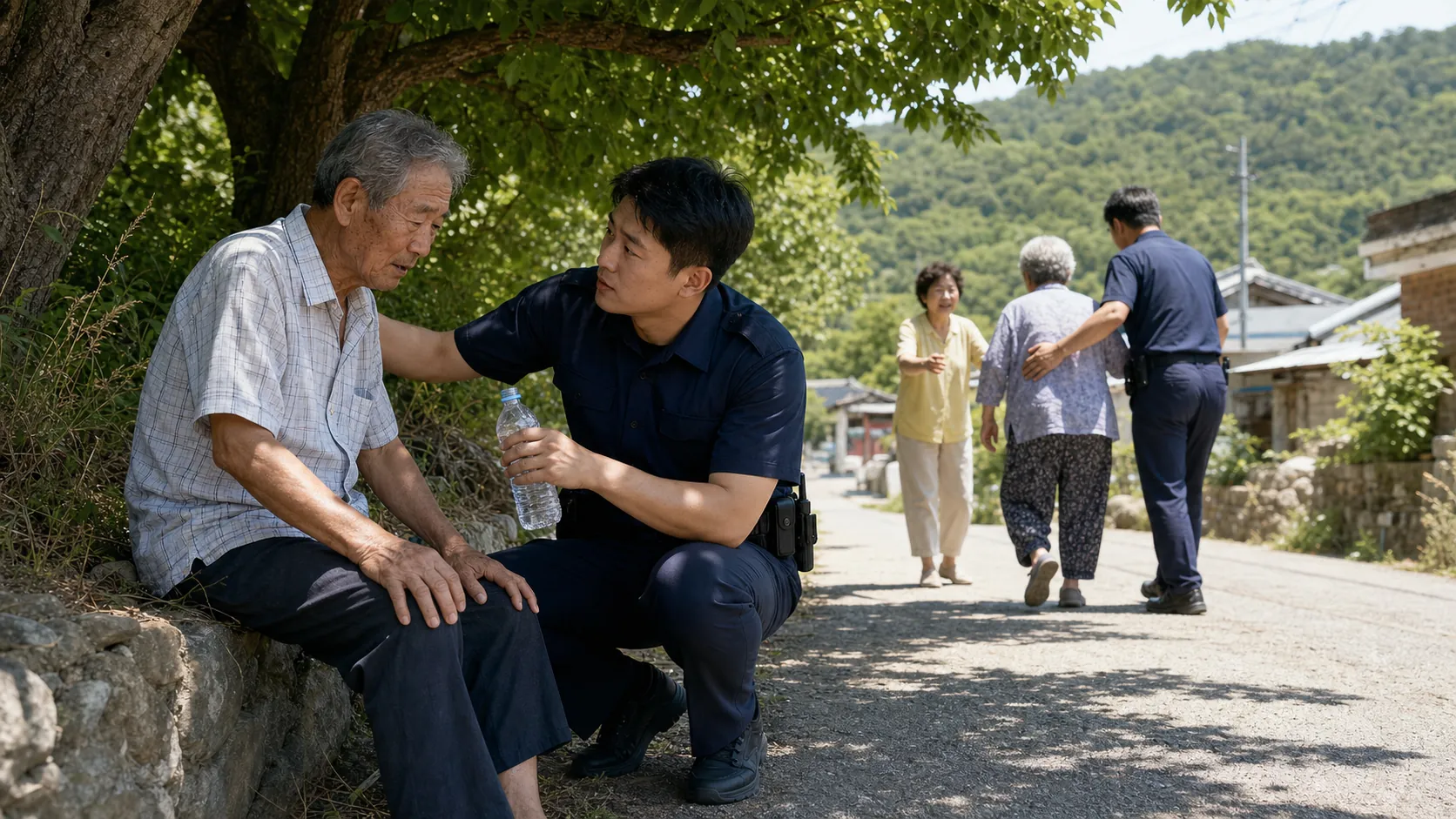 춘천 폭염 현장서 고령자 2명 무사 구조