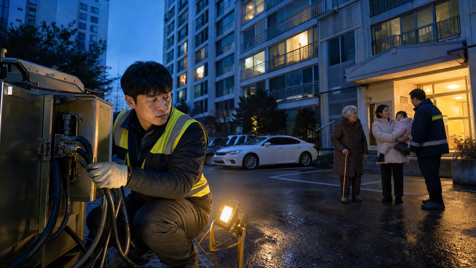 하계동 602세대 전력 복구…취약 주민 긴급 보호