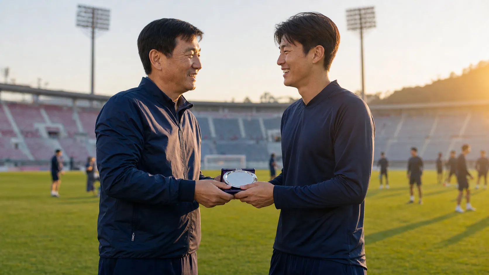 한 팀 된 정정용·이동경, 맨시티전 동행