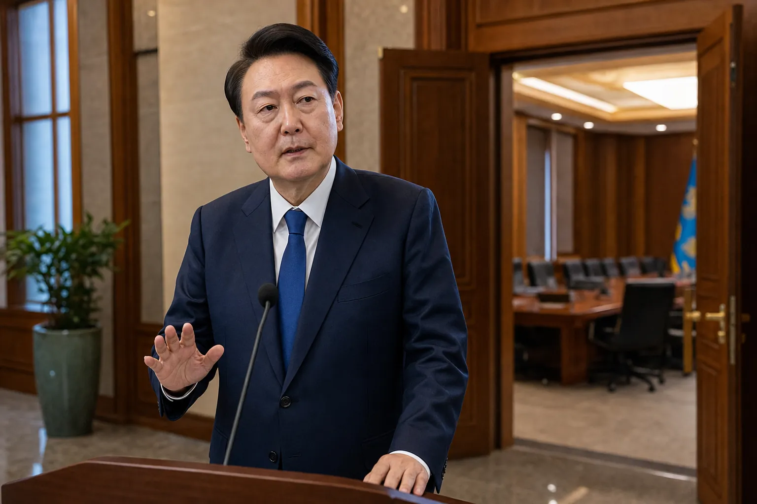 이 대통령, 검찰 수사권 논의 속 거부권에 선 그어