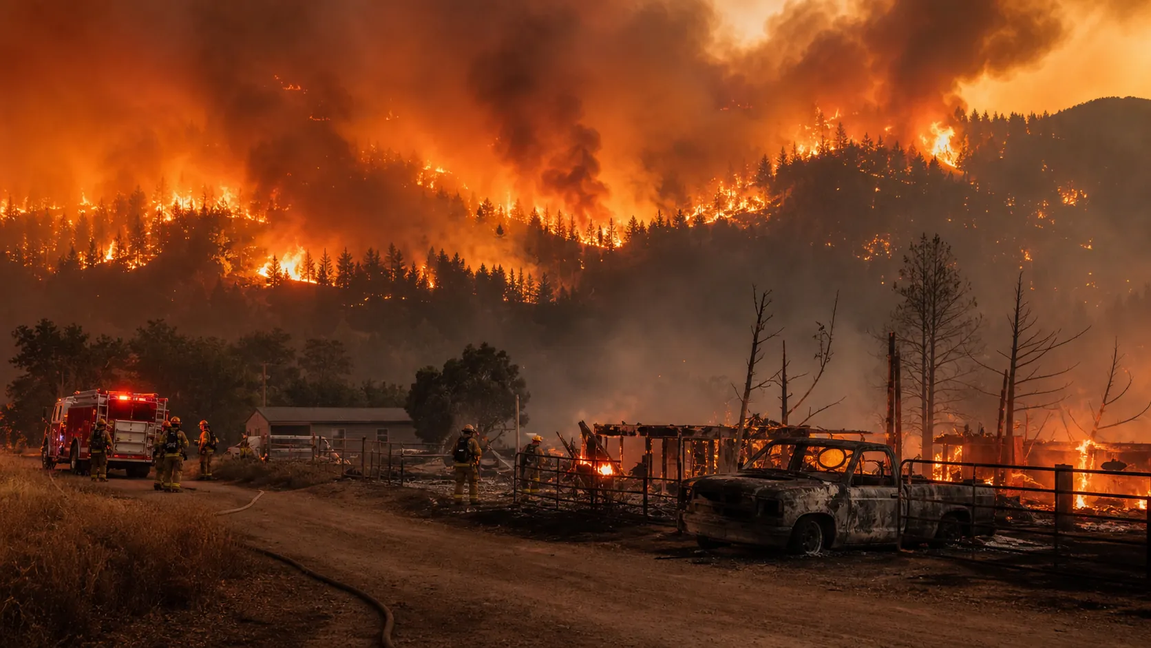 스포캔 산불 방화 혐의 37세 남성 체포