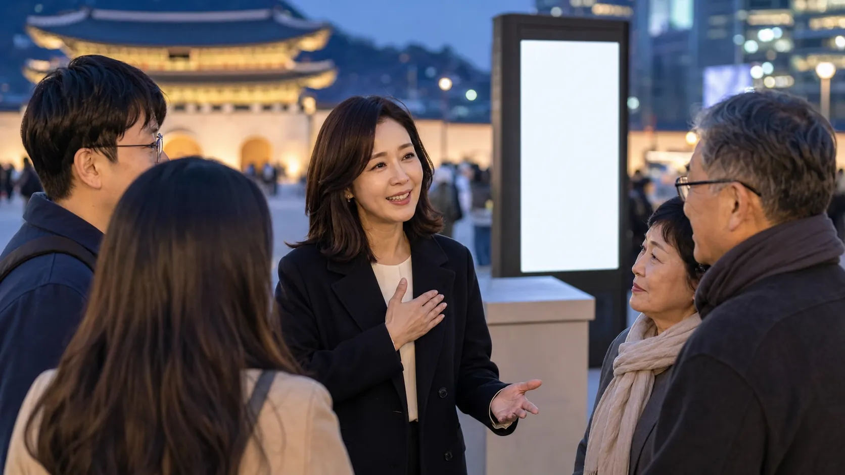 송가인, 광화문에 건넨 위로의 한마디
