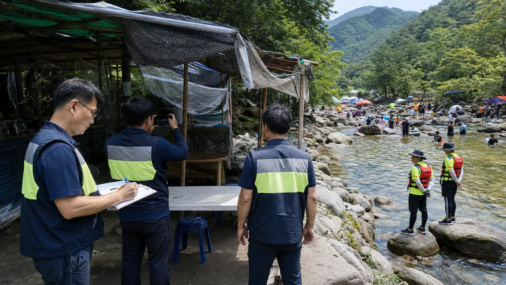 경주 피서지 5곳 불법시설 집중 점검