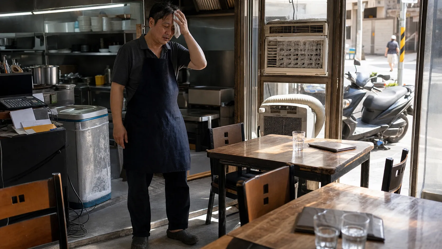 기록적 폭염에 자영업 매출·비용 이중고