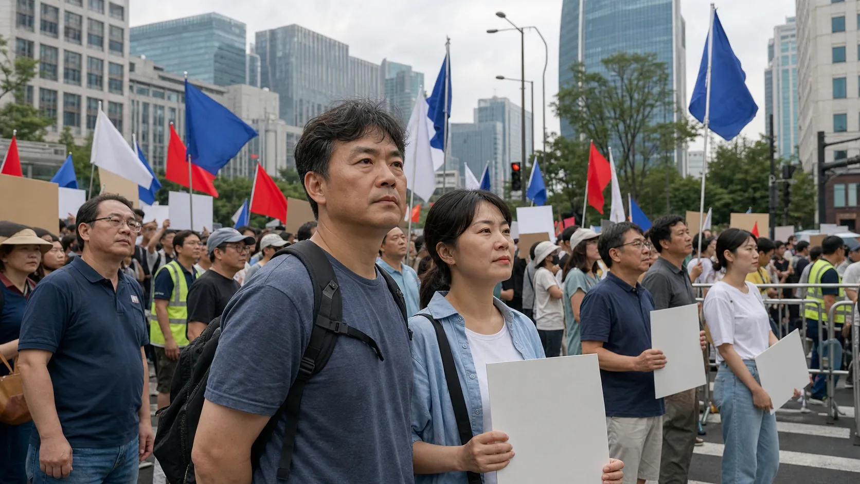 서울 도심 곳곳서 노동·교육·정치 집회