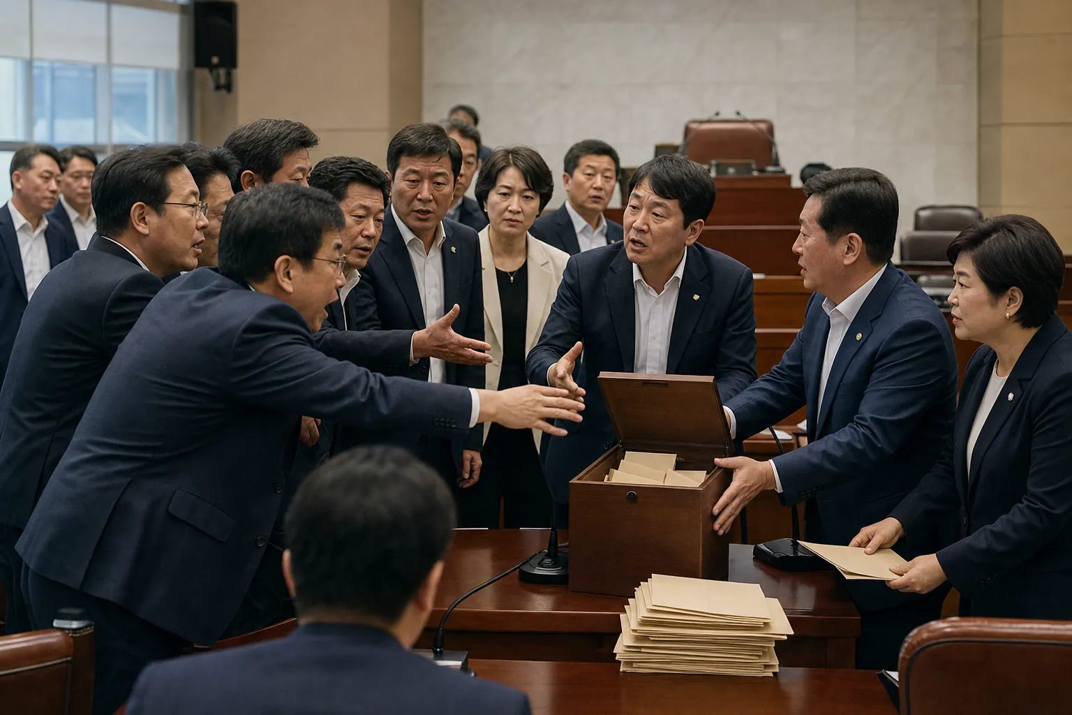 안양시의회 투표지 공개 공방, 형사고발로 확산